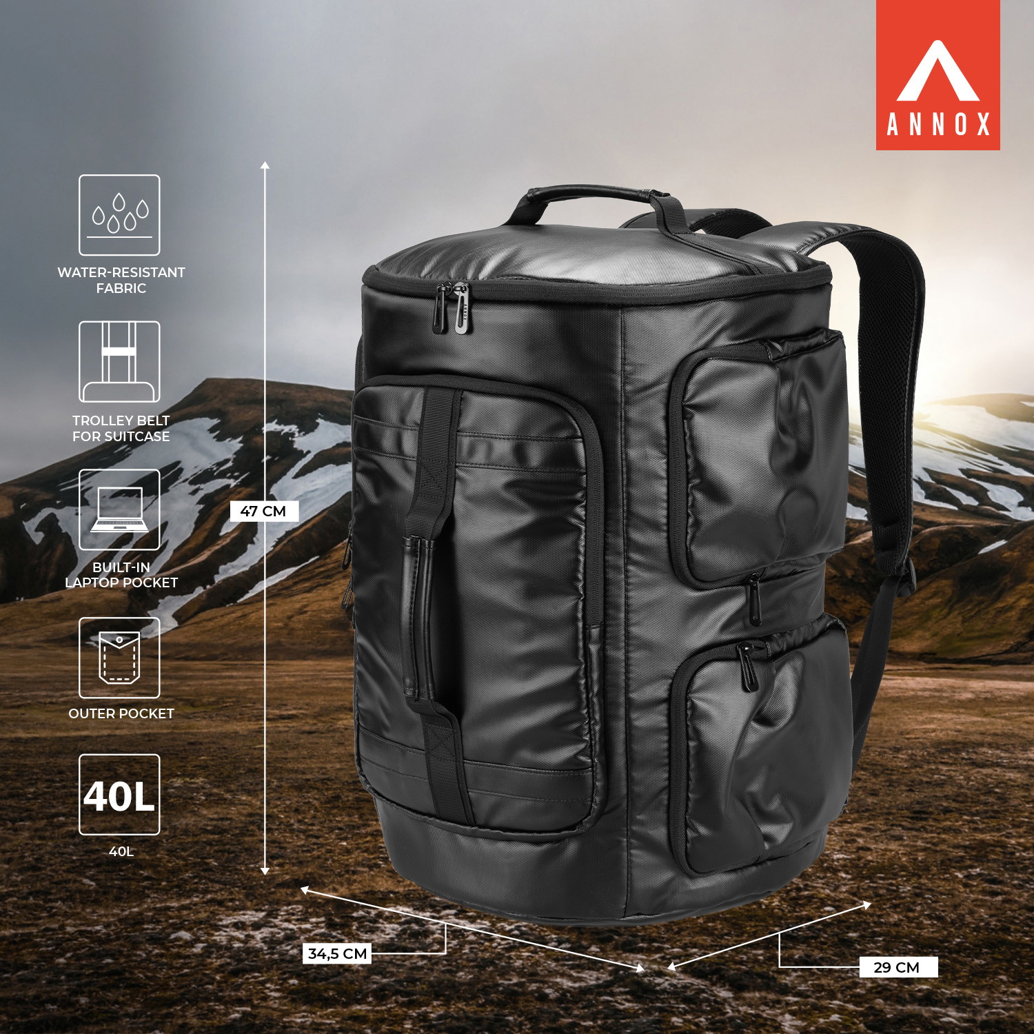 Annox Base Camp Nachhaltig Rucksack