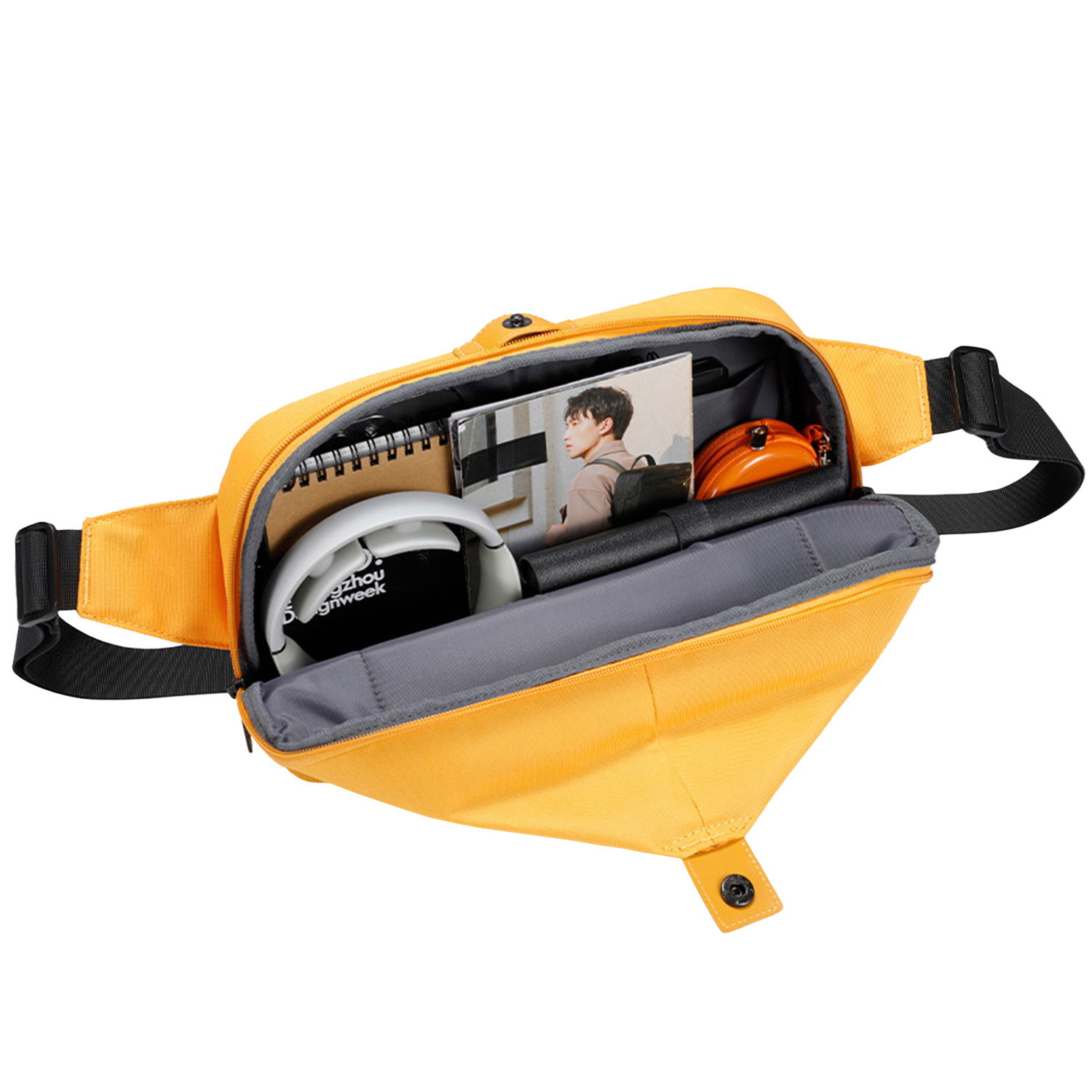 Annox Ecosmart Sling Bag – Wasserabweisende Tasche aus upgecyceltem Material für Stunt Scooter, Skateboard & Rollschuhe
