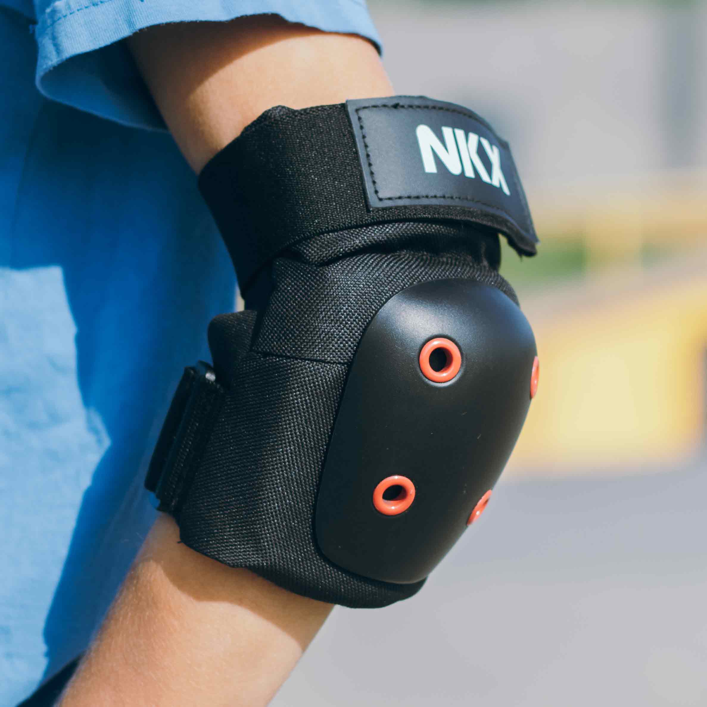 NKX 3er-Pack Pro Schutz-set - Knieschützer, Ellenbogenschützer und Handgelenkschützer
