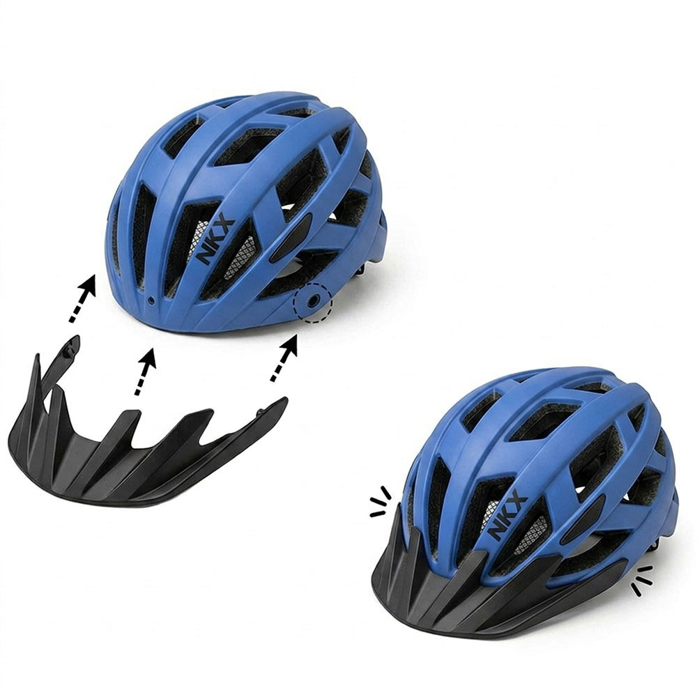 NKX City LED Fahrradhelm mit integriertem Licht