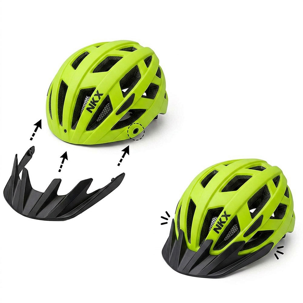 NKX City LED Fahrradhelm mit integriertem Licht