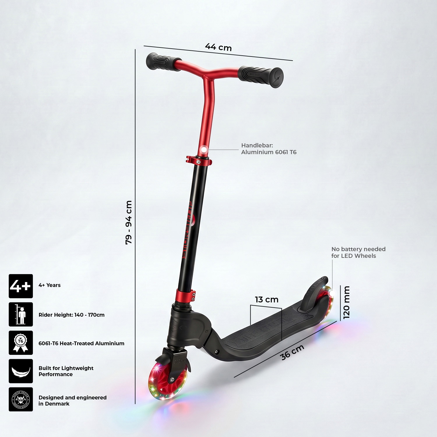 Story Flip Klappbarer LED Scooter