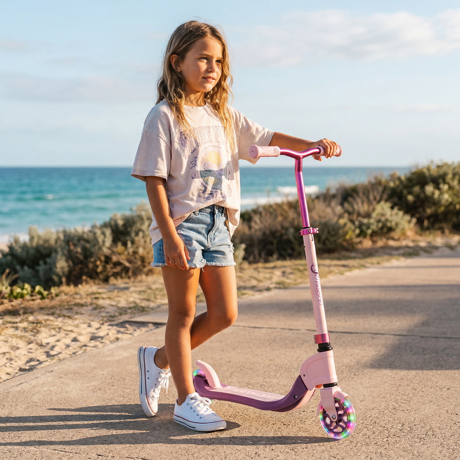 Story Flip Klappbarer LED Scooter