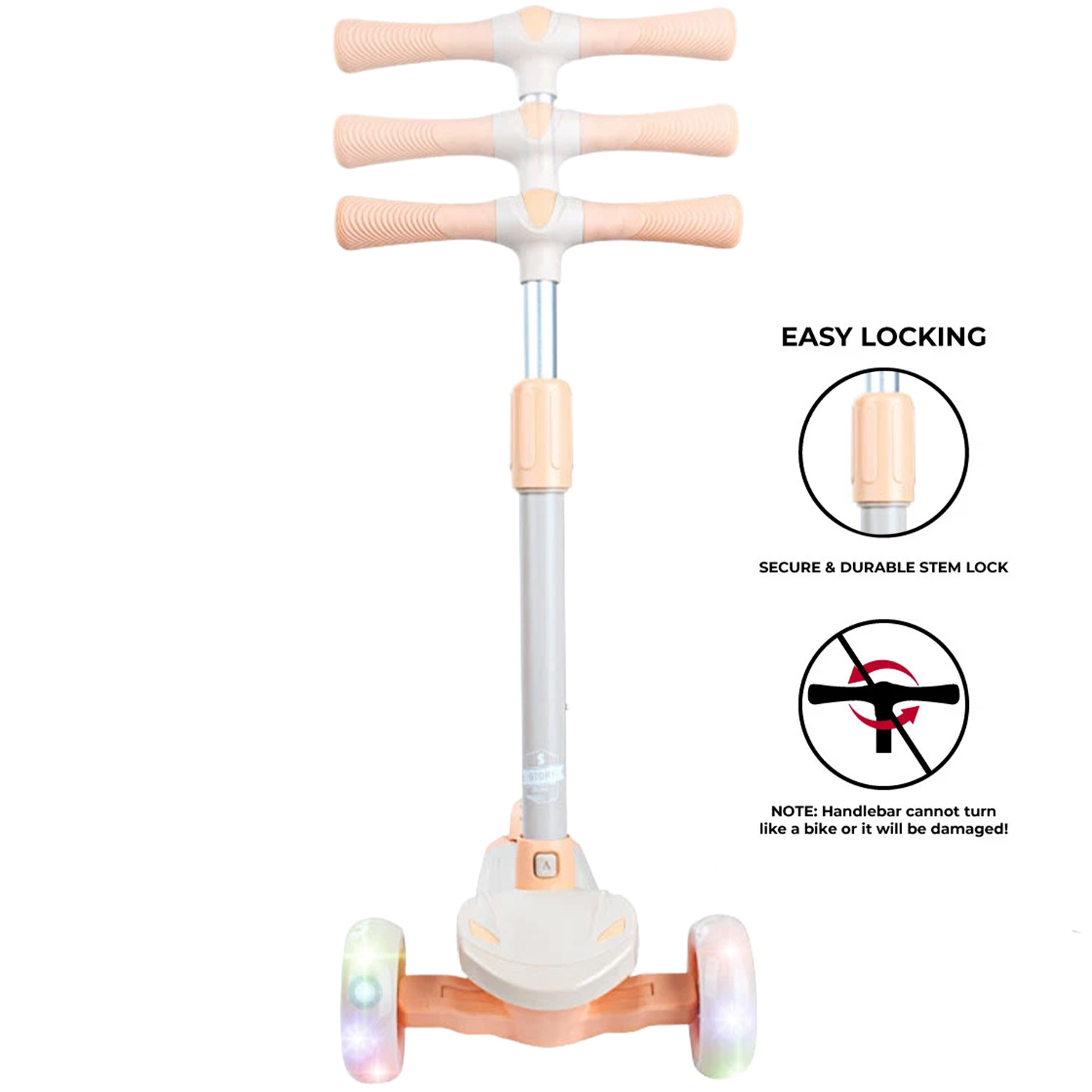 Story Mini Friends LED Deluxe 3-Rad Kinderroller