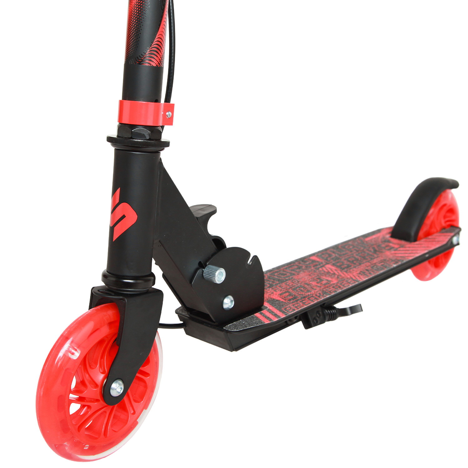 Story Play Kinderroller mit Handbremse und LED-Rädern