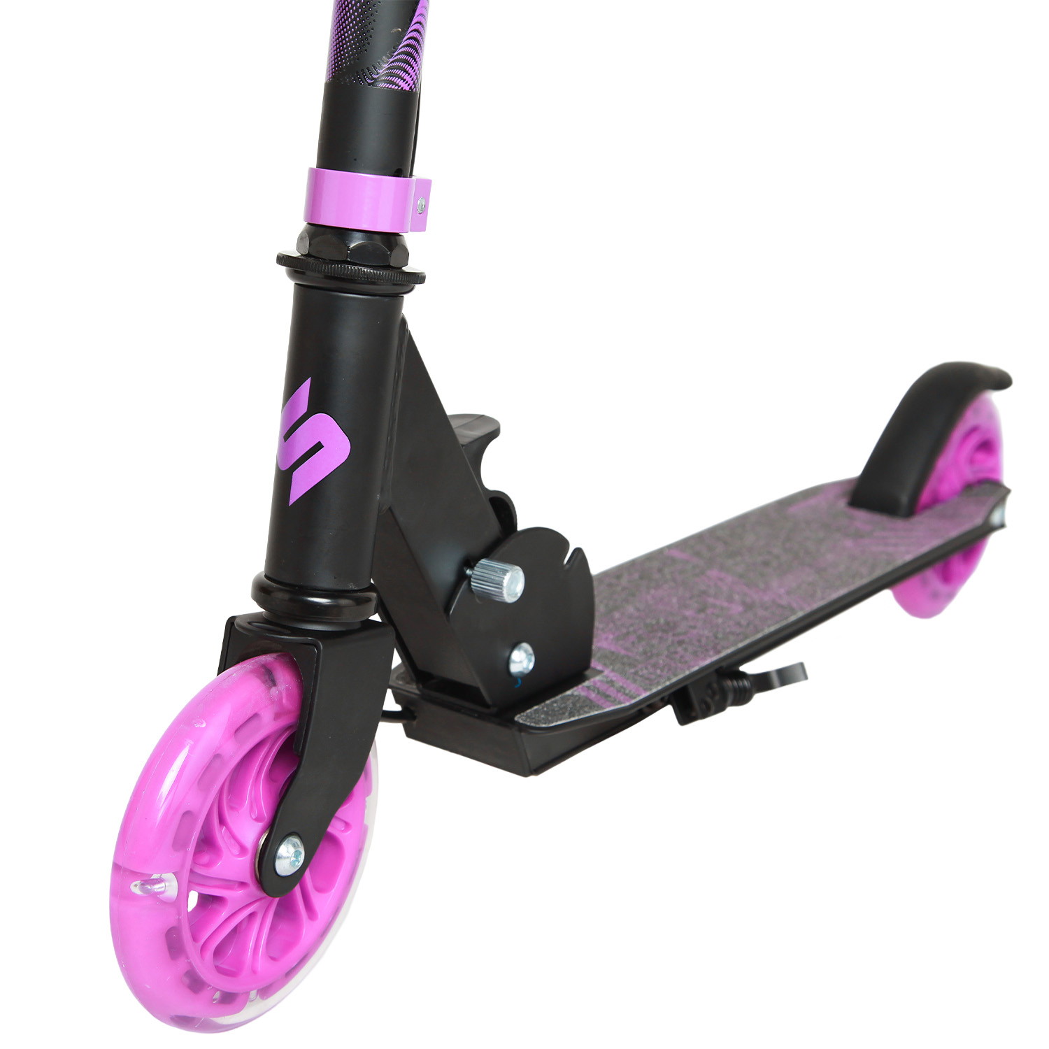 Story Play Kinderroller mit Handbremse und LED-Rädern