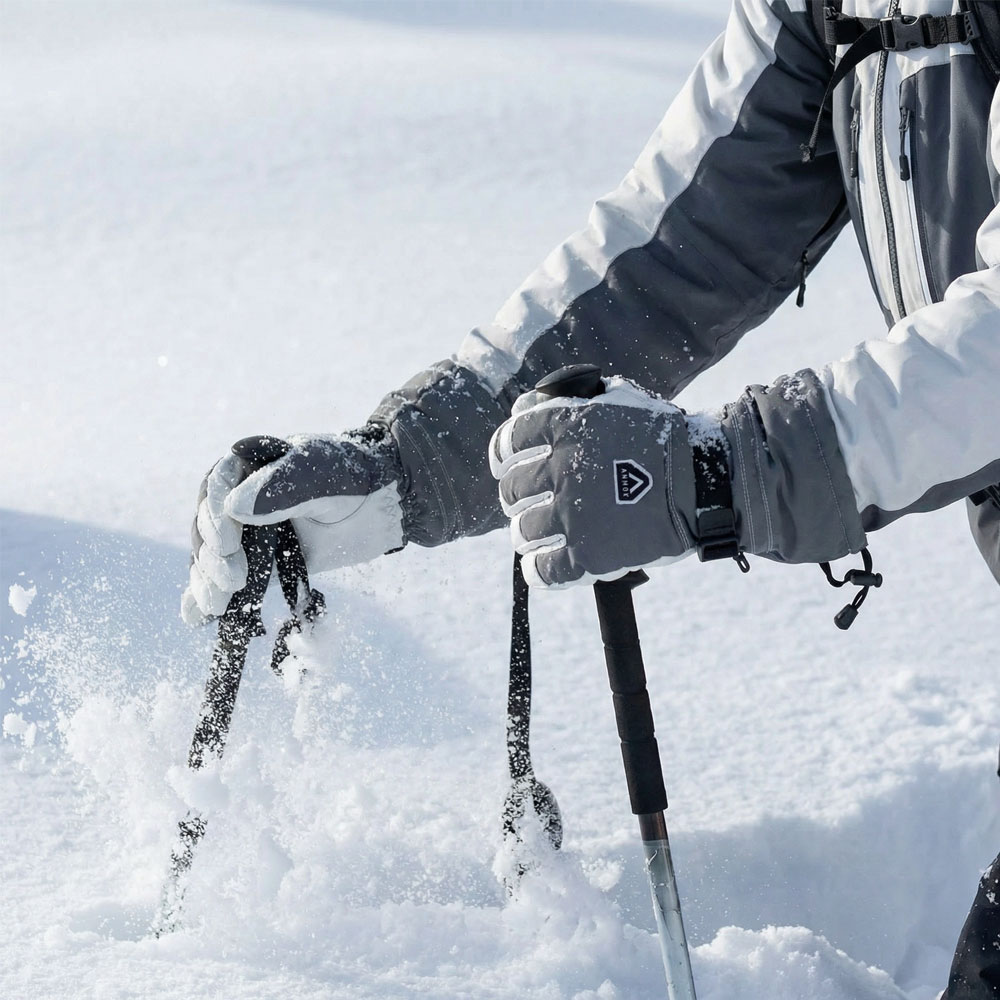 Annox Alpine Skihandschuhe aus Leder