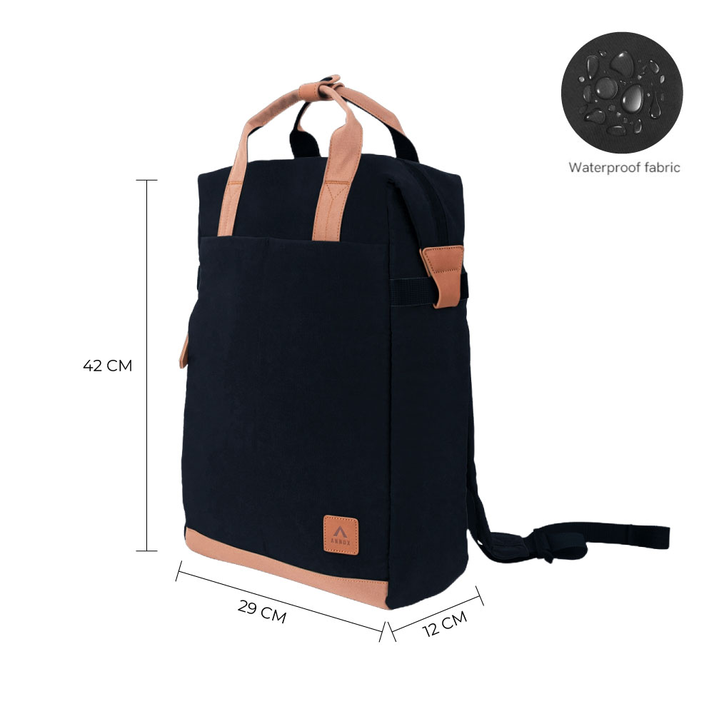Annox Follow Your Passion Rucksack – Wasserabweisender Rucksack aus recyceltem Material