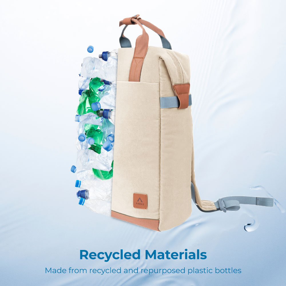 Annox Follow Your Passion Rucksack – Wasserabweisender Rucksack aus recyceltem Material