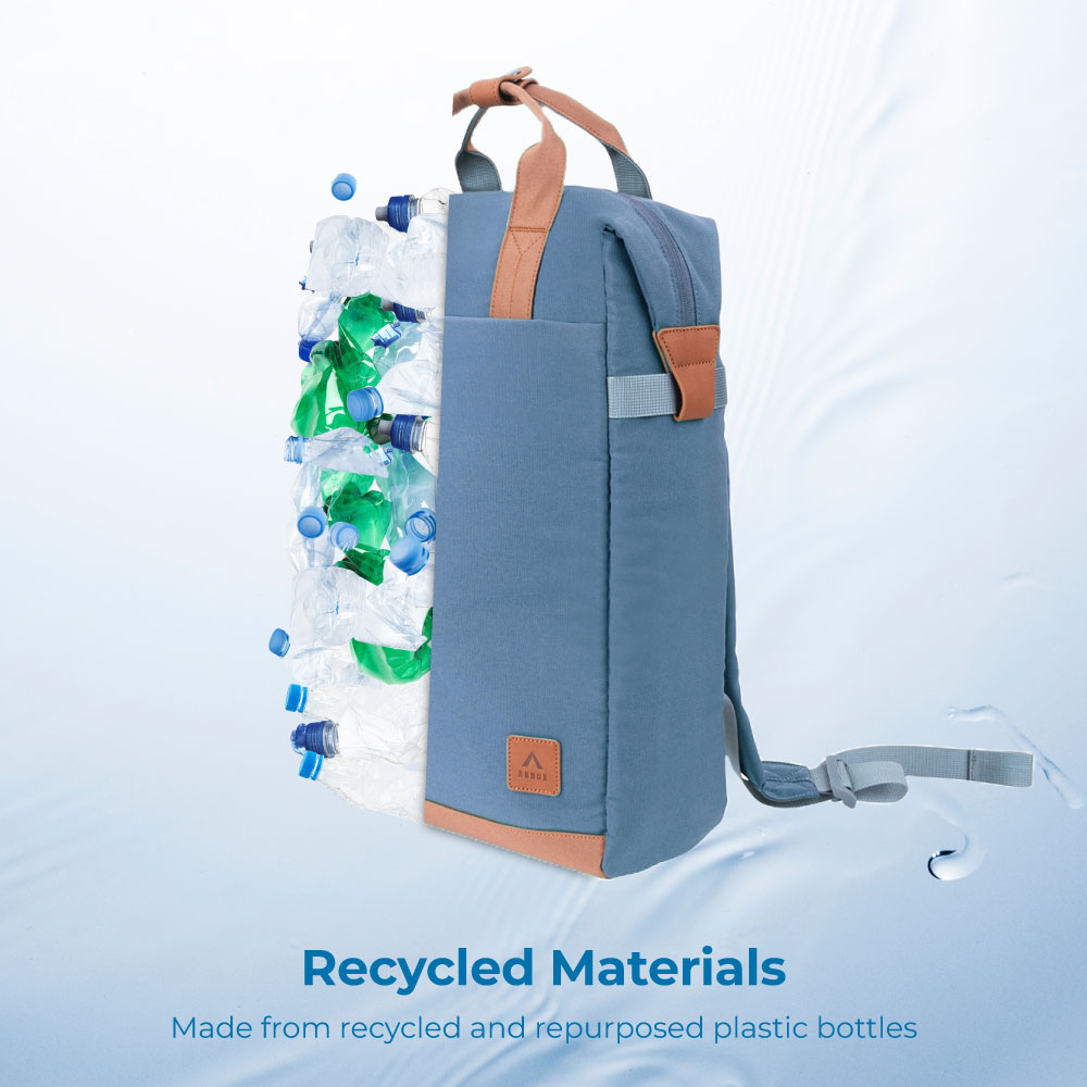 Annox Follow Your Passion Rucksack – Wasserabweisender Rucksack aus recyceltem Material
