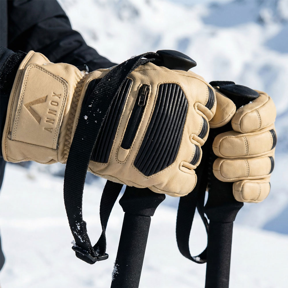 Annox Infinity Skihandschuhe Aus Leder