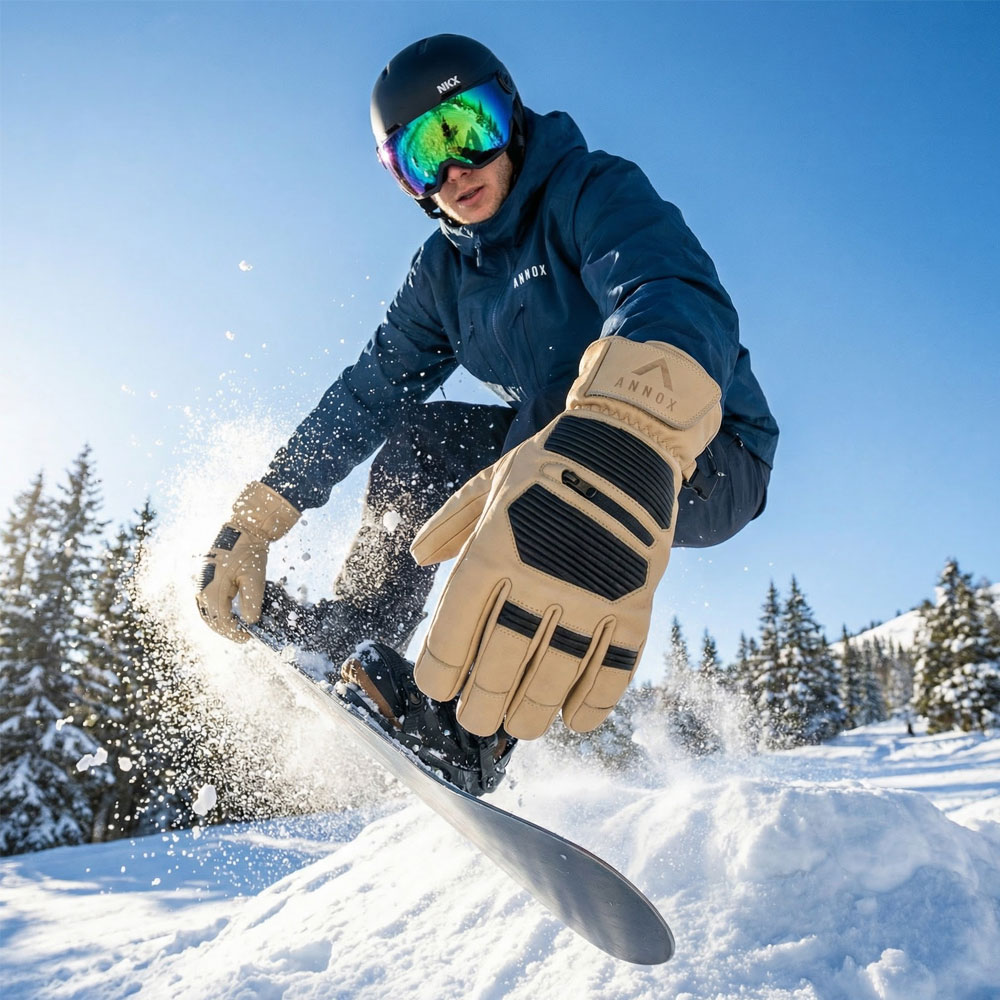 Annox Infinity Skihandschuhe Aus Leder