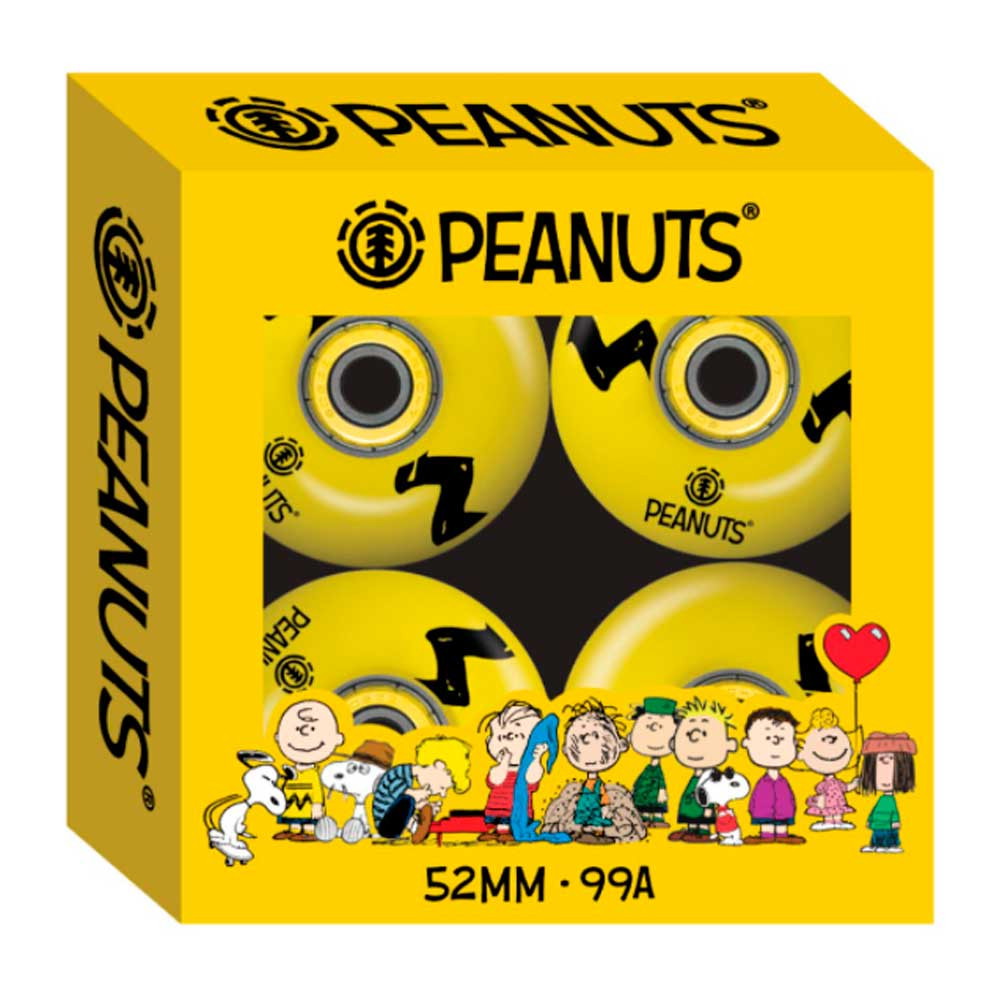 Element Peanuts Charlie Brown Stripe Skateboard Rollen