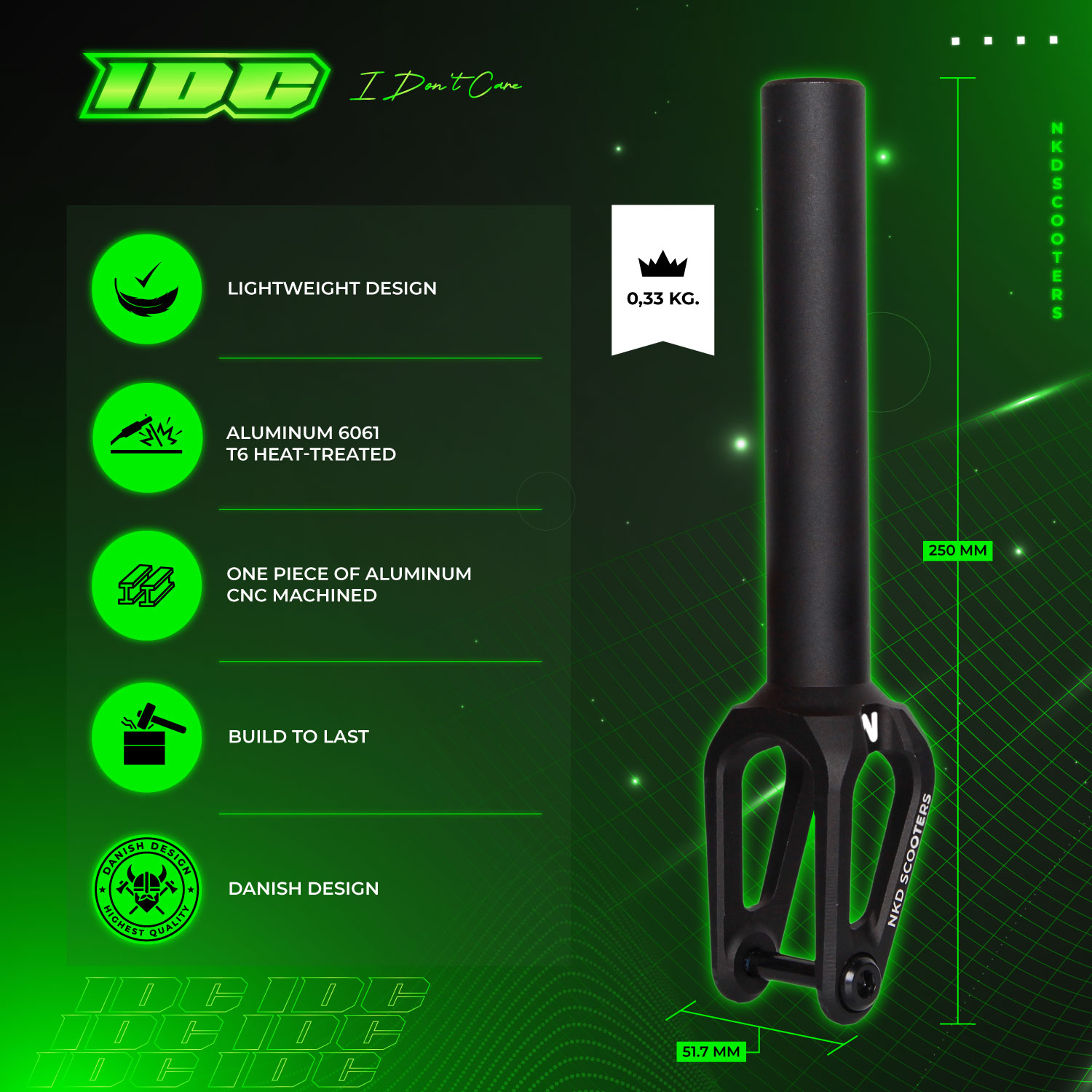 NKD IDC Stunt Scooter Fork