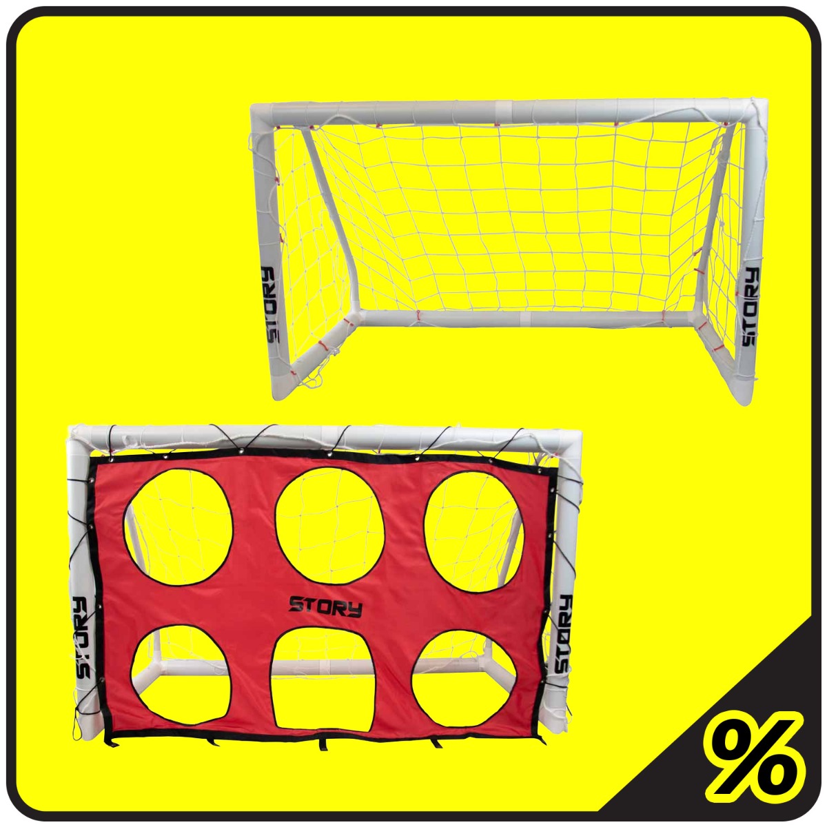 Story Fußballtor und Präzisionstrainer-Set