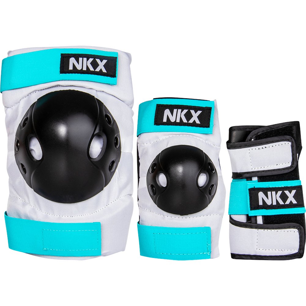 NKX 3er-Pack Pro Kinder Schutz-set - Knieschützer, Ellenbogenschützer und Handgelenkschützer