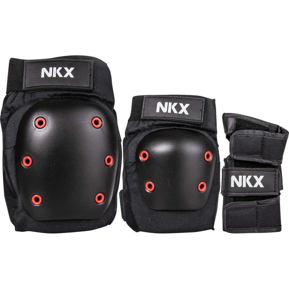 NKX 3er-Pack Pro Schutz-set - Knieschützer, Ellenbogenschützer und Handgelenkschützer
