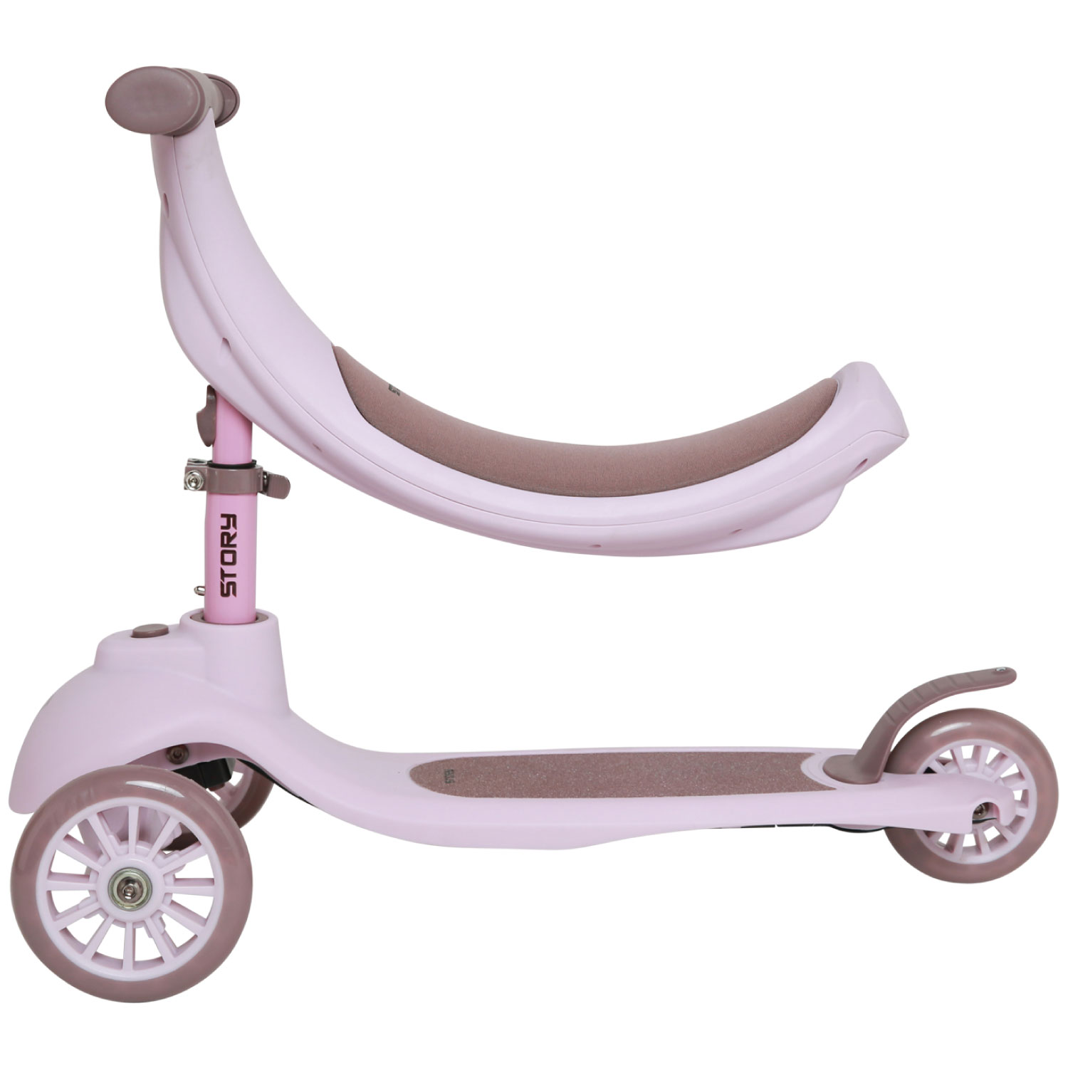 Story 4in1 LED Kinderroller mit 3 Rädern
