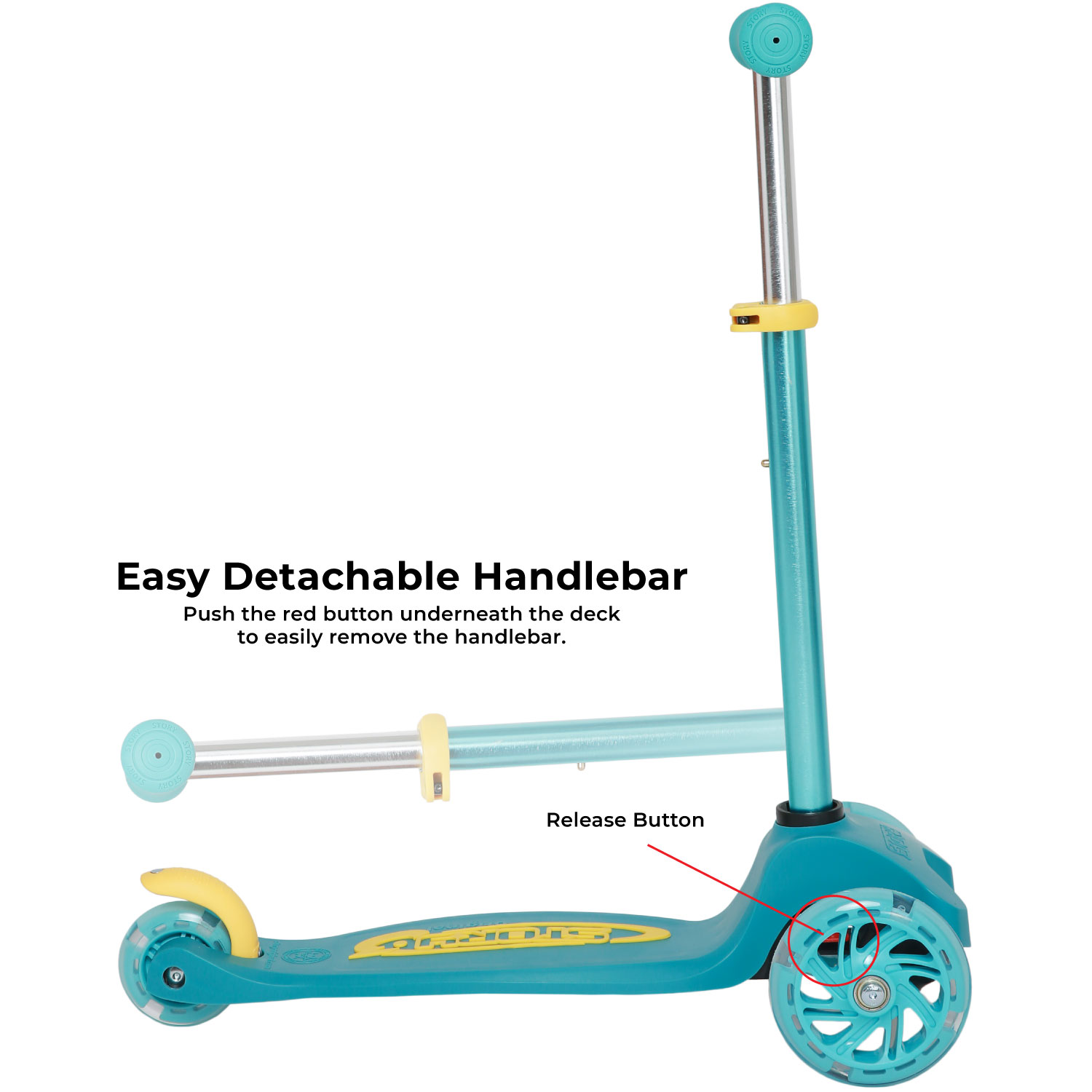 Story MoveLite 3-Rad LED-Kinderroller