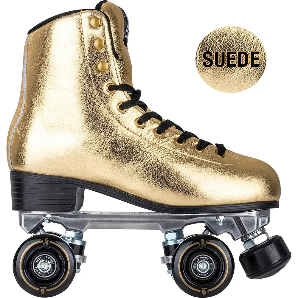 Story Disco Wildleder Rollschuhe