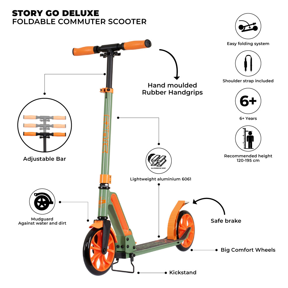Story GO Deluxe Faltbarer Cityroller