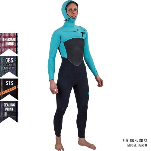 Annox Radical Hooded Frau Neoprenanzug 6/5/4